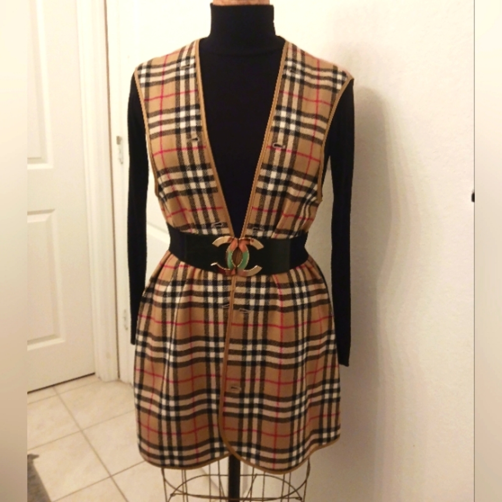 BURBERRY COAT LONG VEST